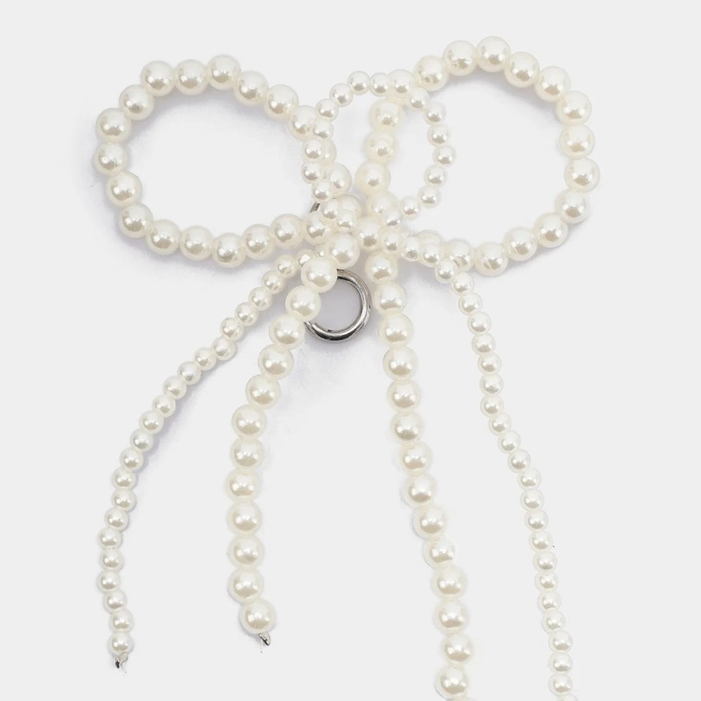 Pearl Fashion Beaded Bow Shoe Accessories - Picture 9 of 10